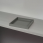 Preview: Mini Size Tray, square, paint Lacquer achatgrey, style